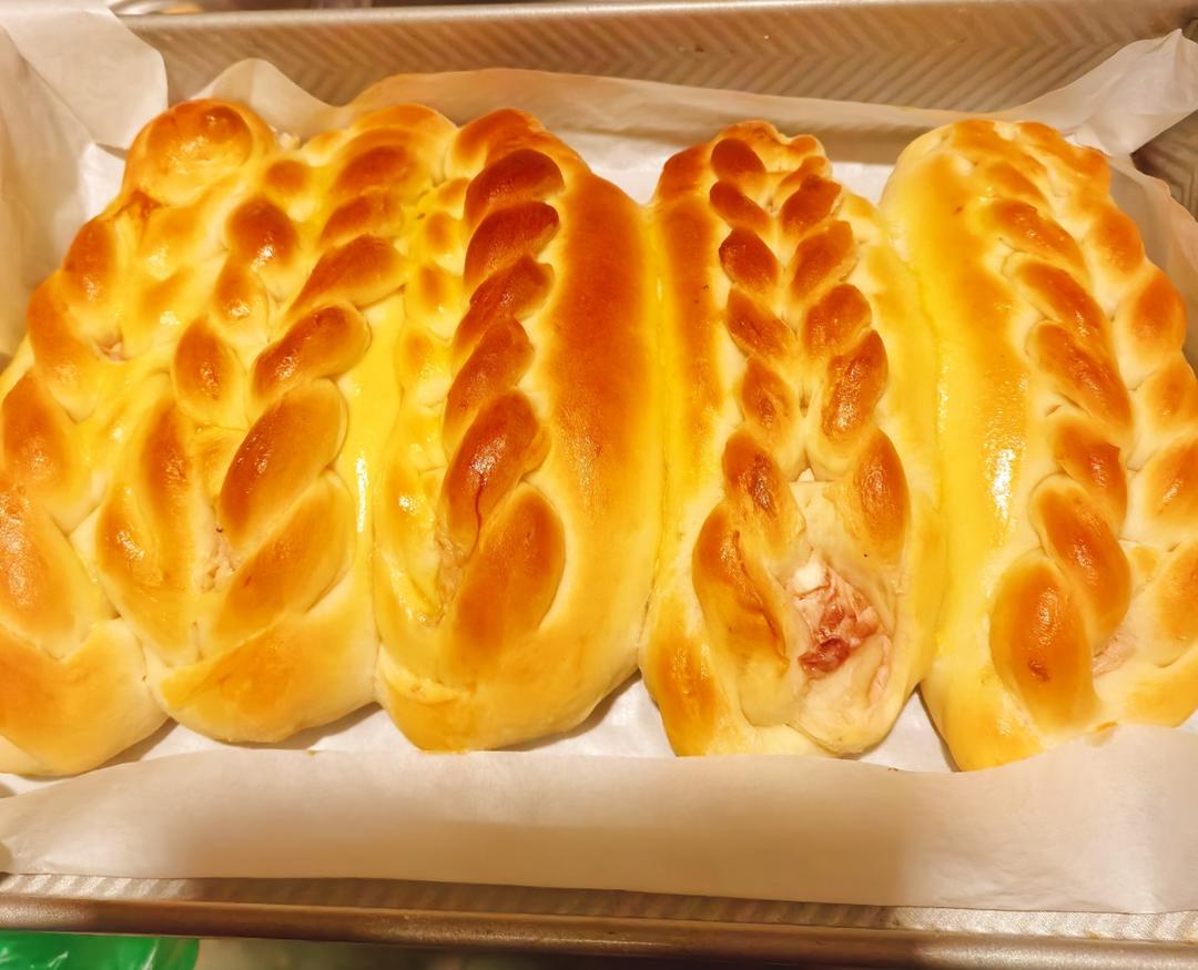 红茶乳酪排包｜烫种法