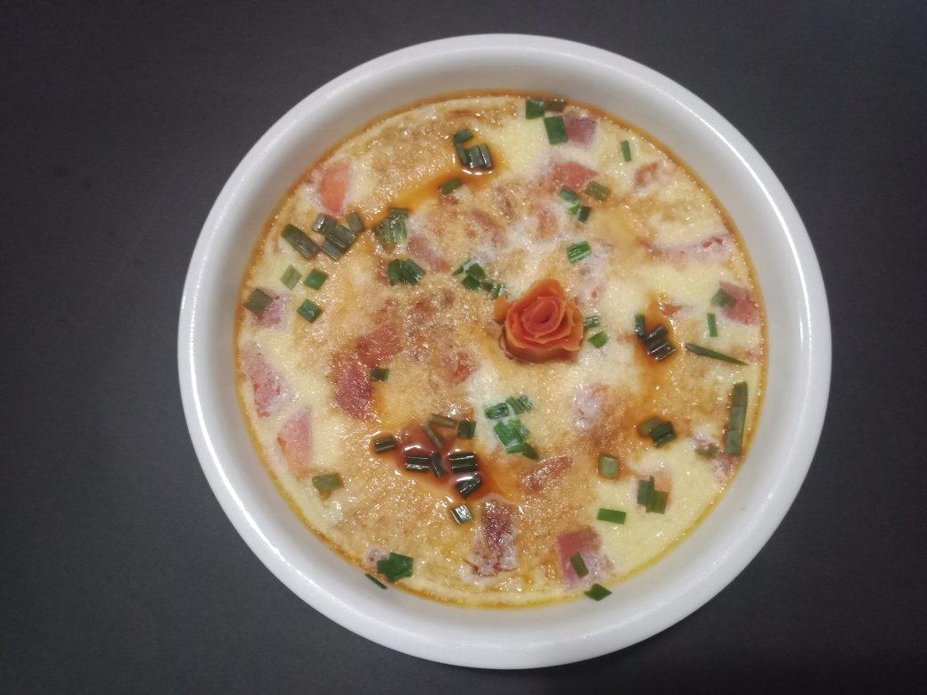 超级嫩滑鲜美的西红柿蒸蛋羹