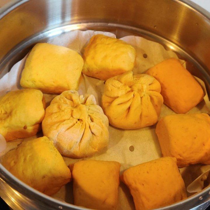宝宝辅食－奶香南瓜小馒头