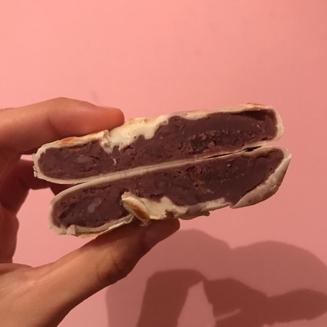 平底锅版红豆饼