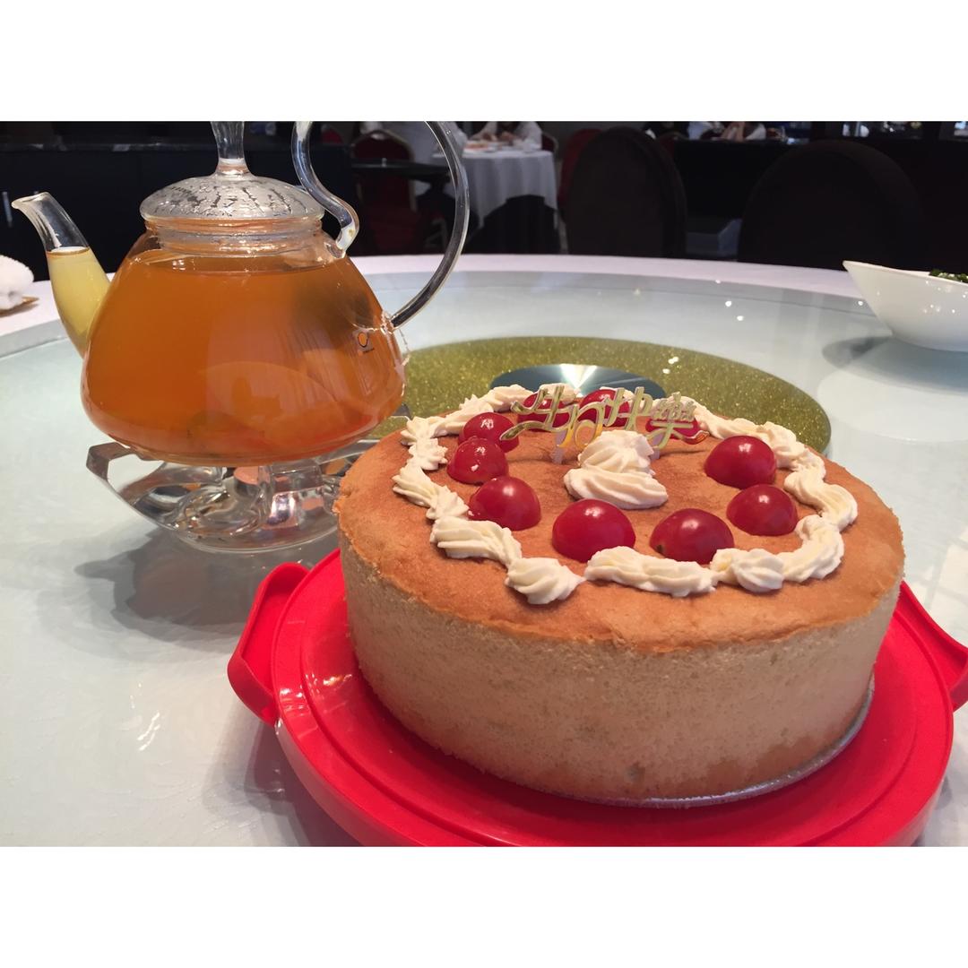 6寸戚风蛋糕（2蛋）