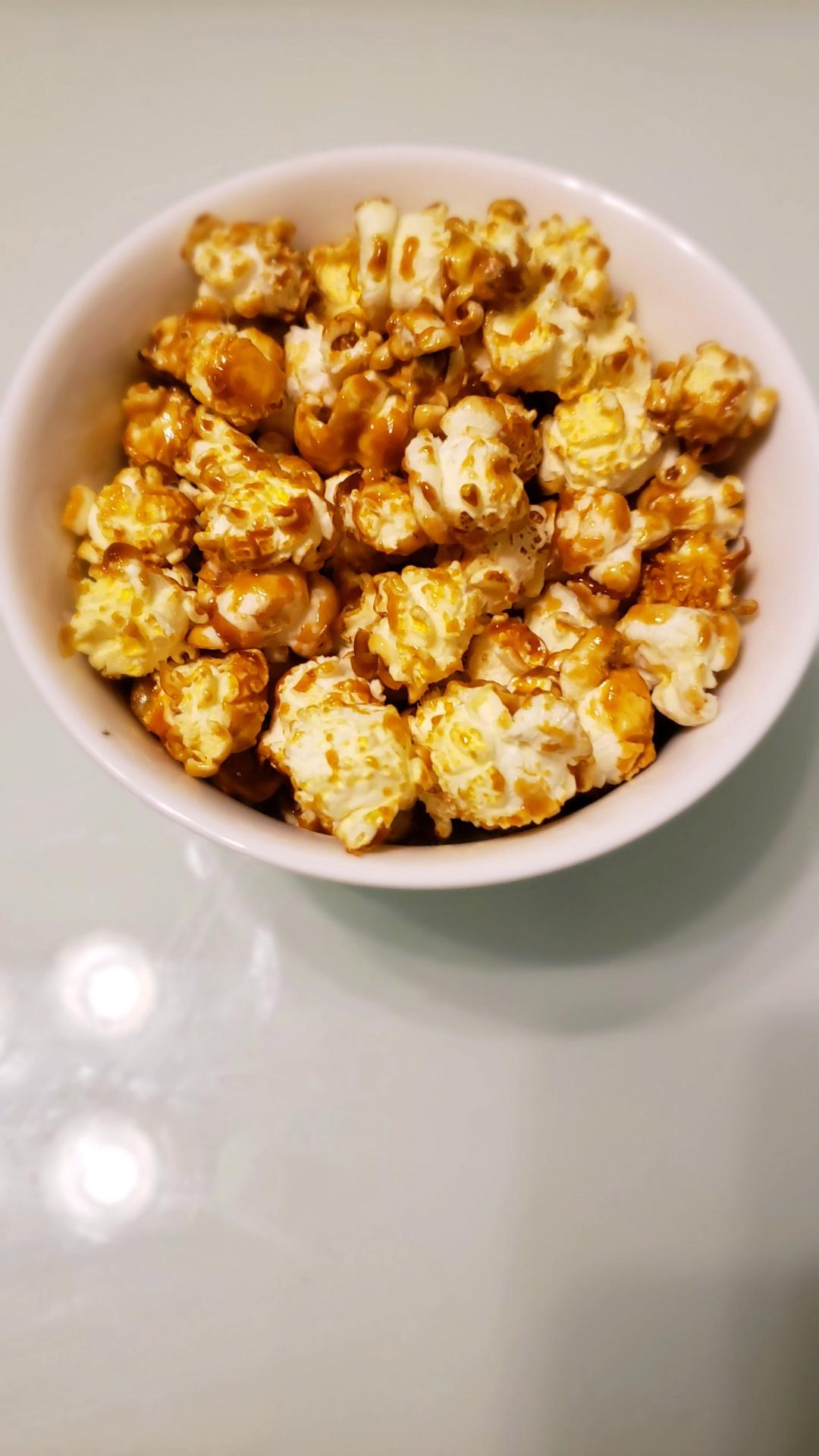 一招搞定小朋友的黄油焦糖爆米花，简单又好吃