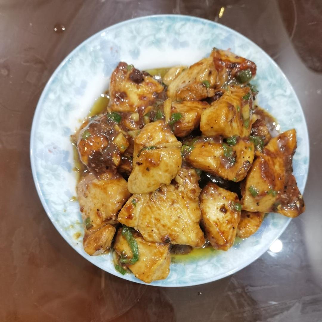 孜然蒜香鸡胸肉