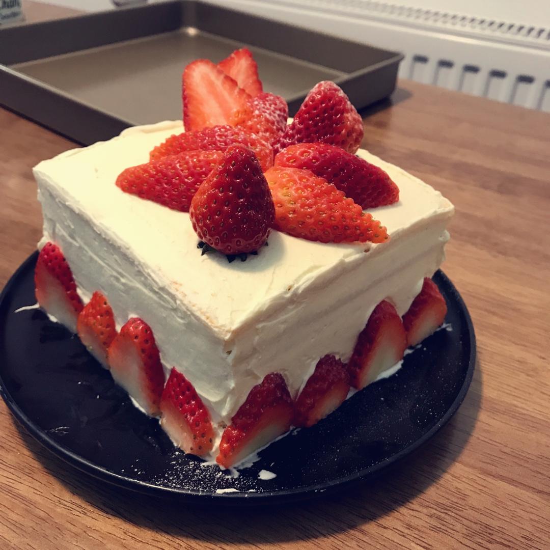 【视频食谱】原味基础蛋糕卷