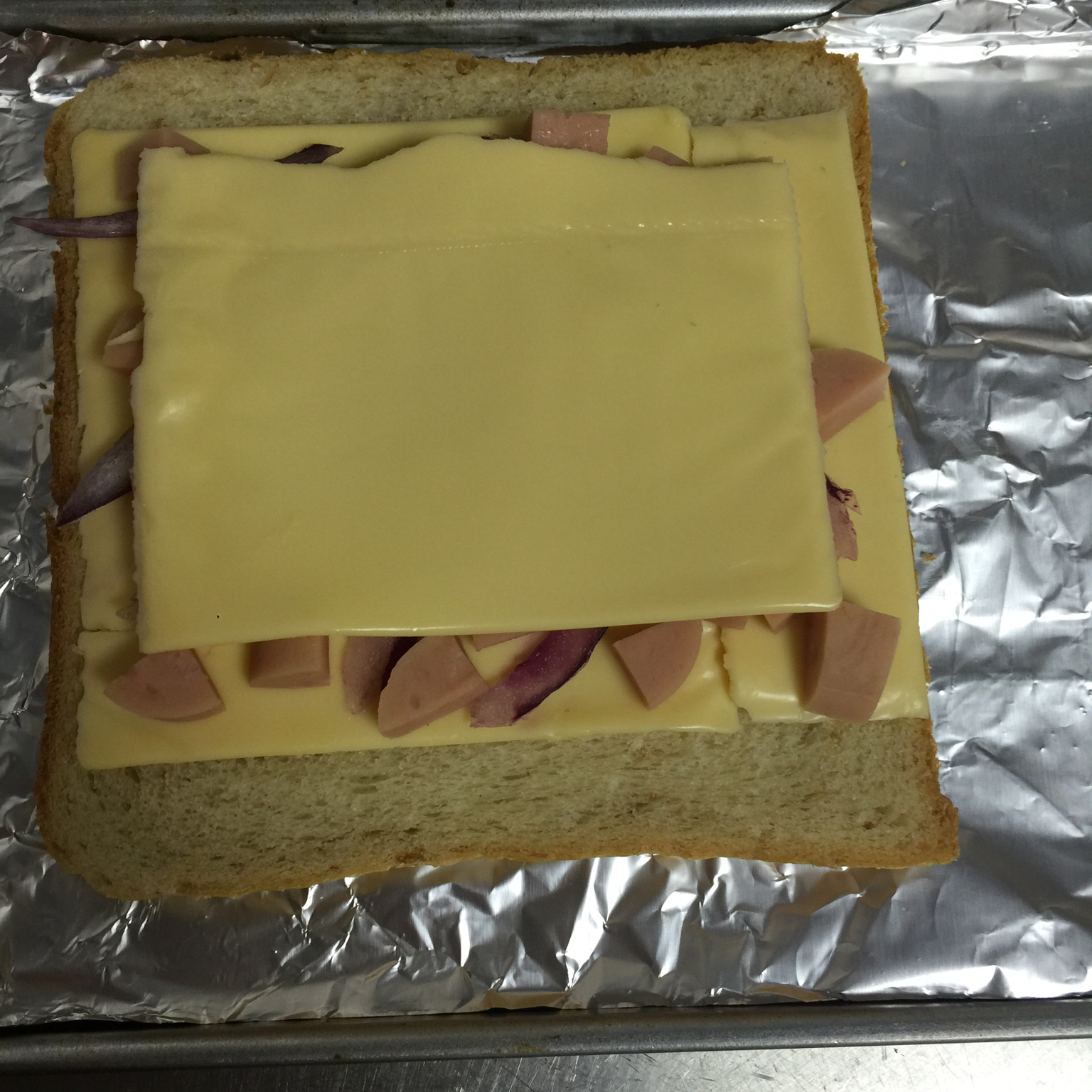 芝士面包片披萨