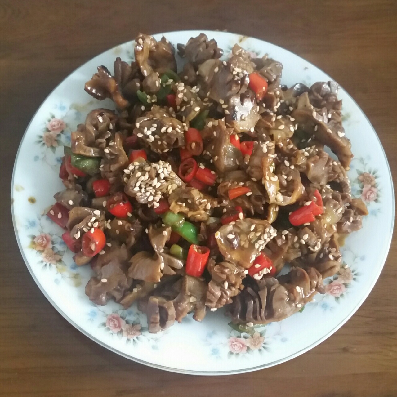 小米椒爆鸡胗