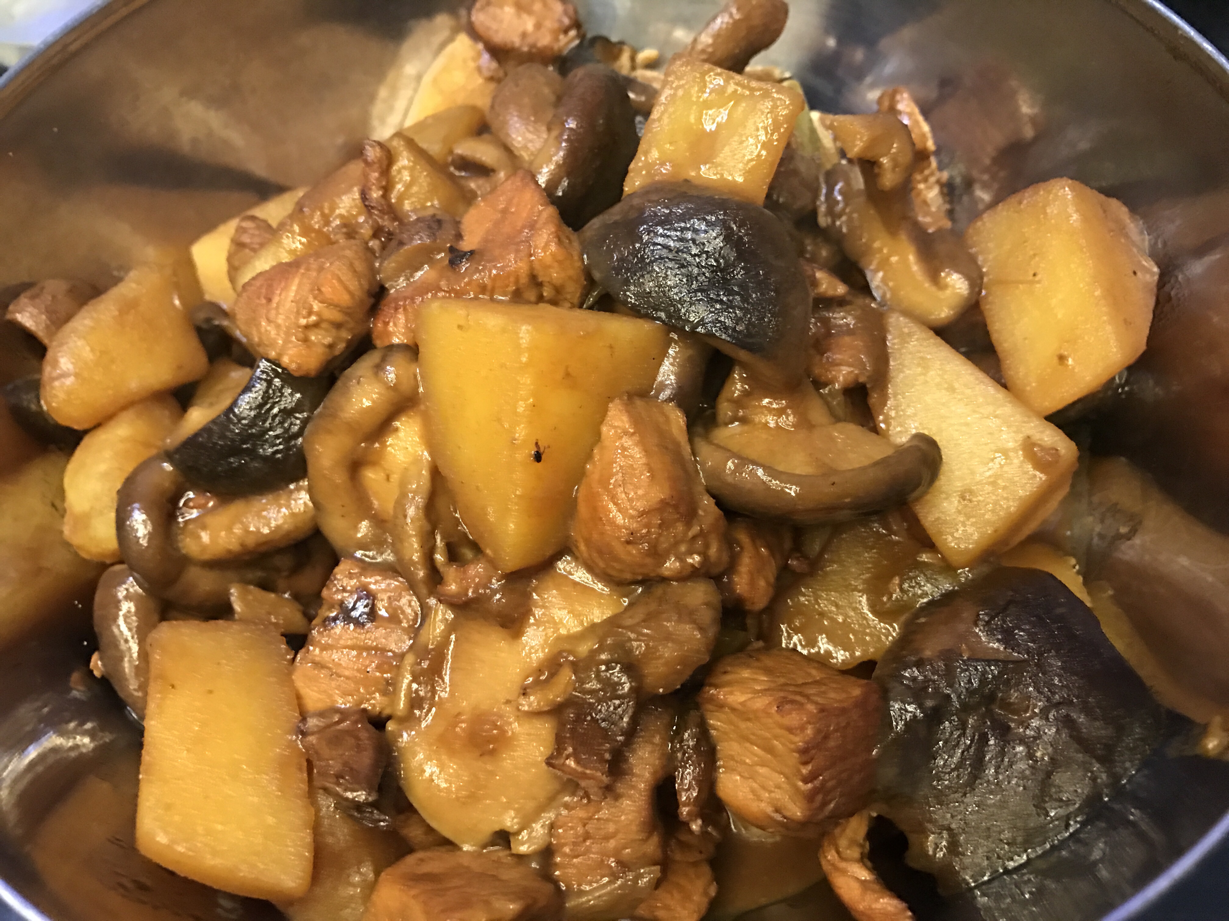 超详细红烧土豆鸡块➕香菇版的做法