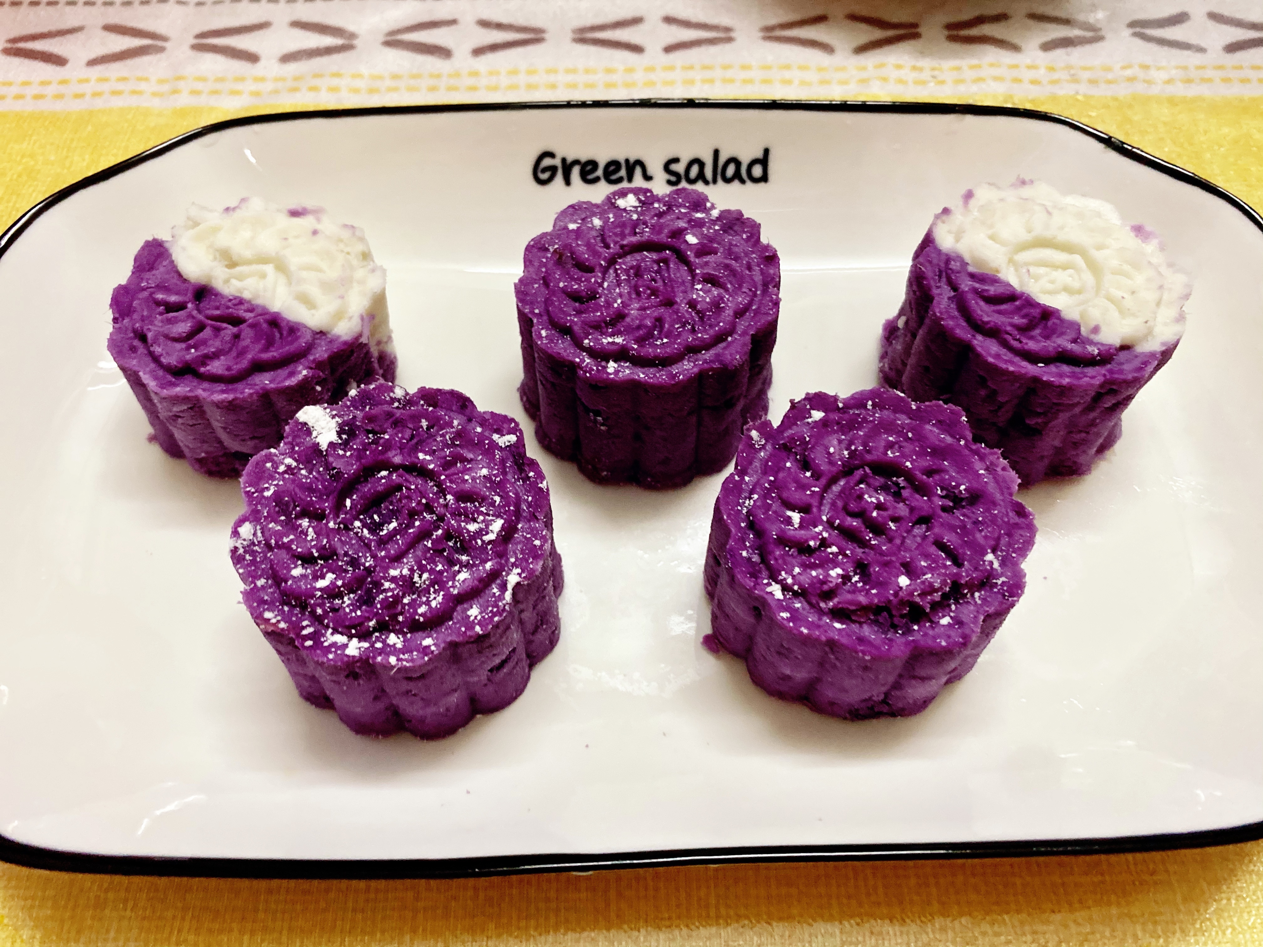 紫薯山药月饼🥮的做法