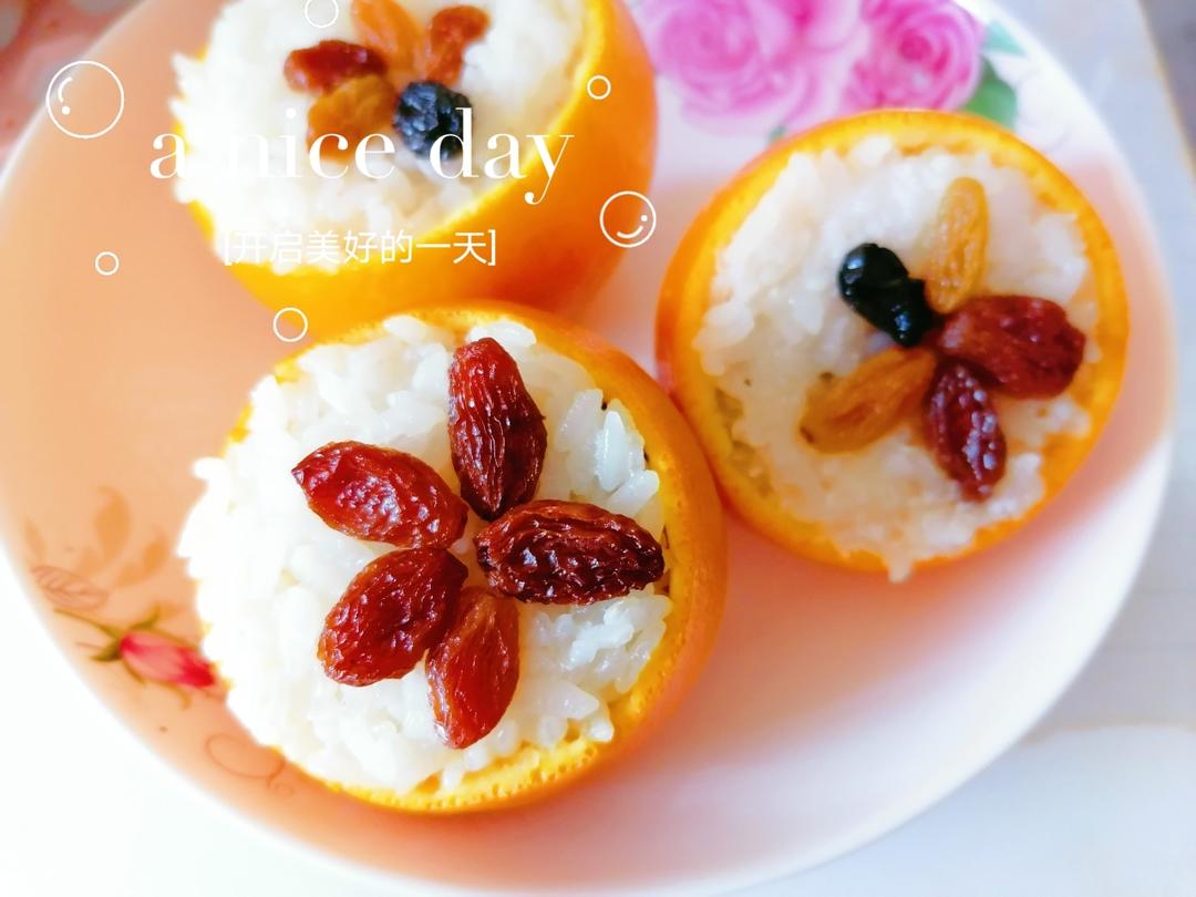 橙蒸糯米飯
