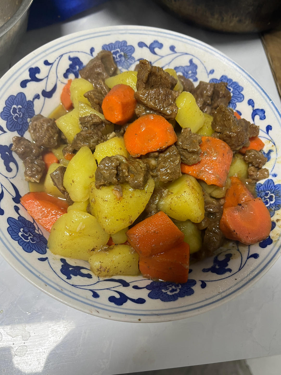 沙沙土豆胡萝卜炖牛肉