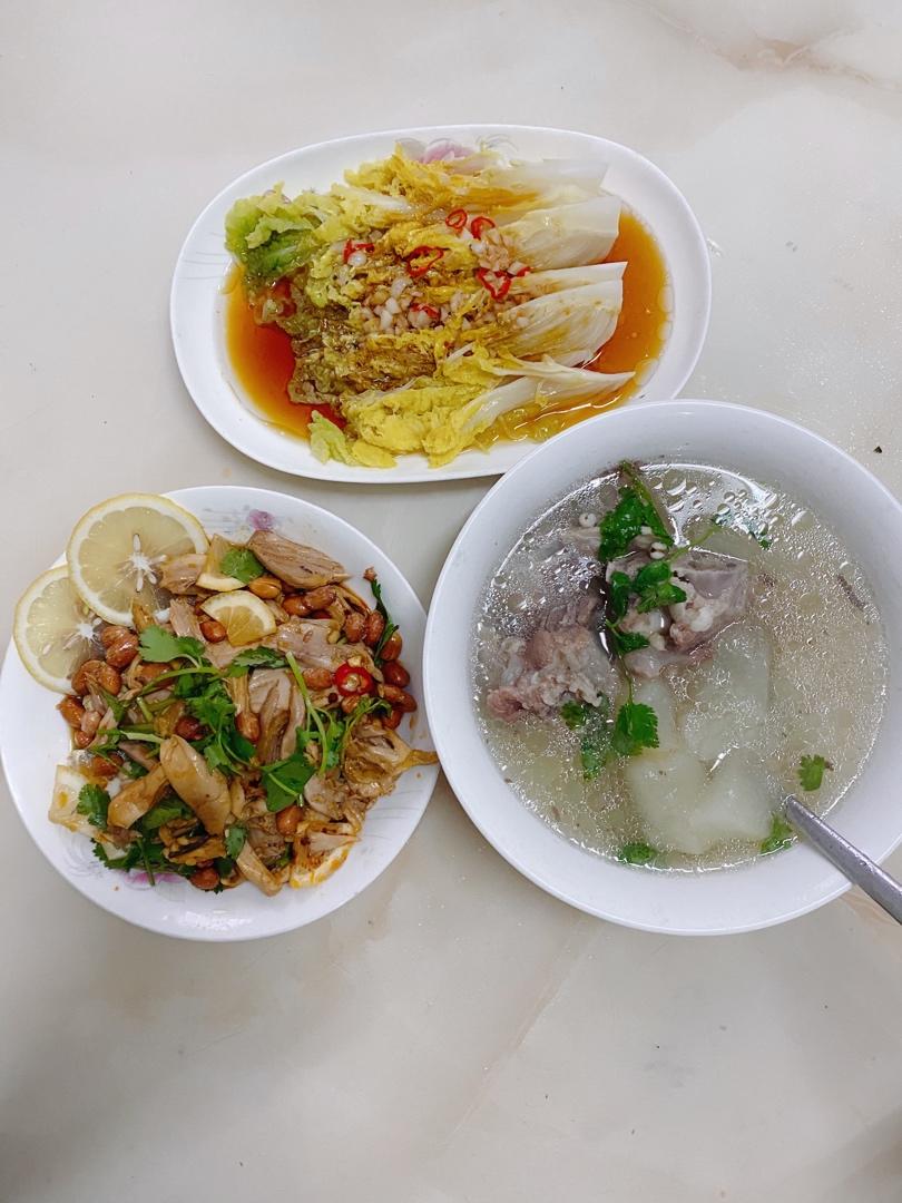 快手菜系列❤️火腿蒸大白菜