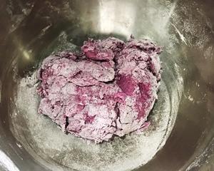 梦幻紫薯麻薯软欧的做法 步骤5