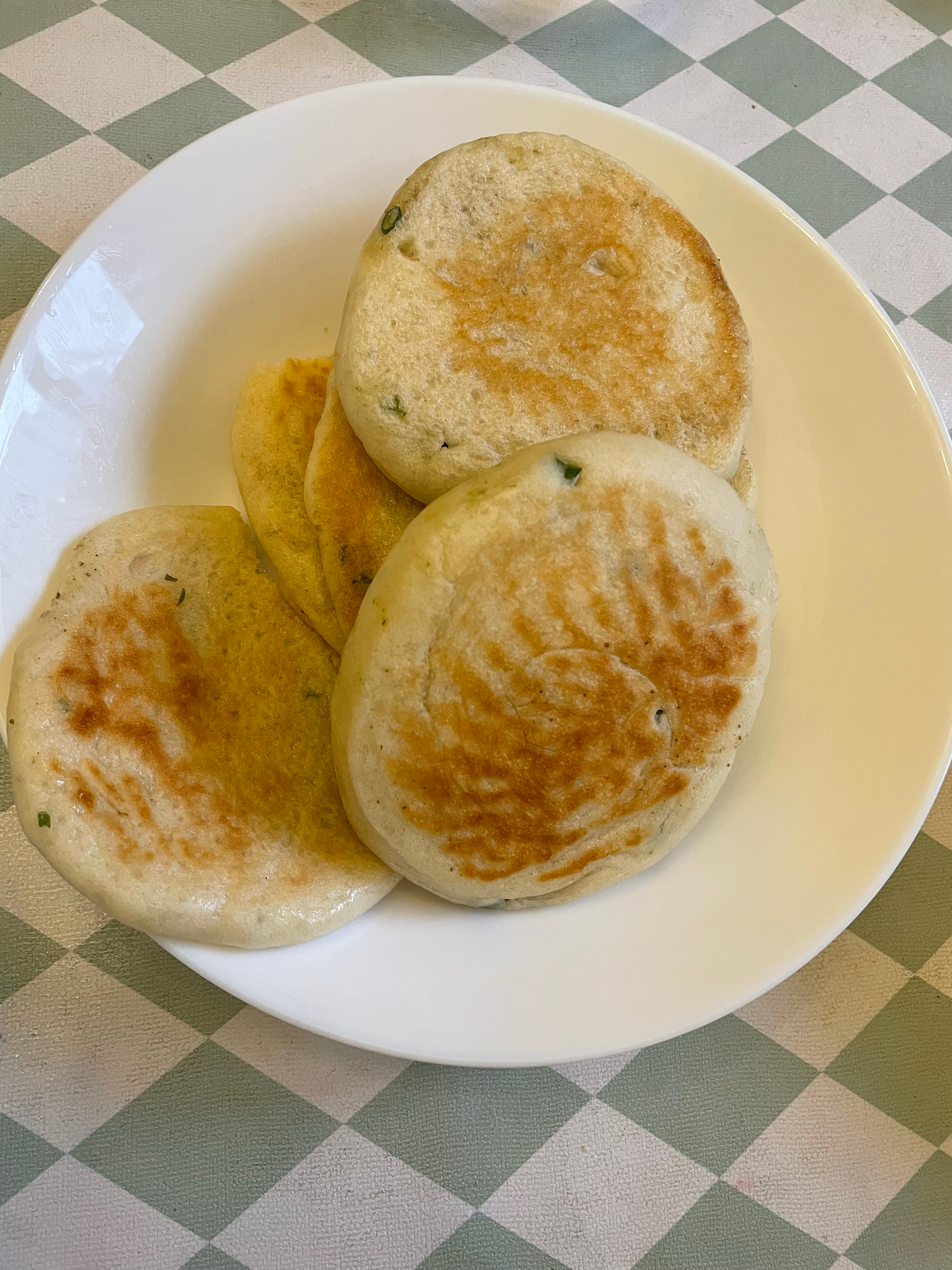 发面椒香葱花饼（超级宣软）