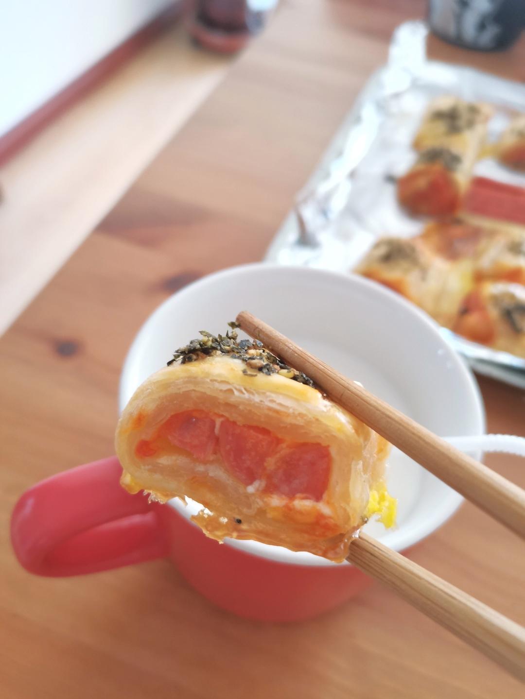 香酥火腿肉松卷