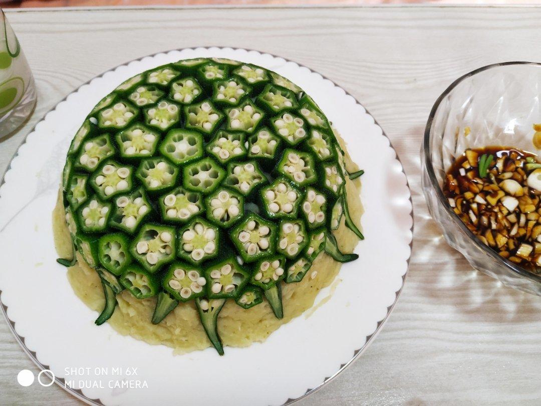 土豆泥秋葵