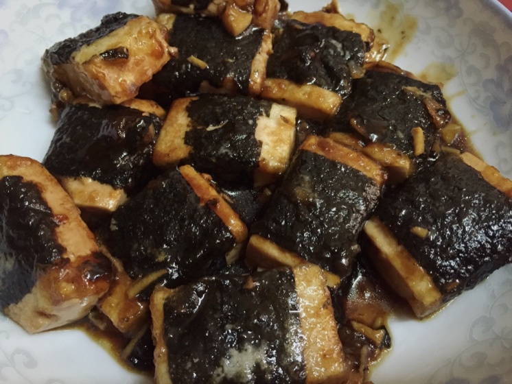 海苔卷豆腐浇汁烧