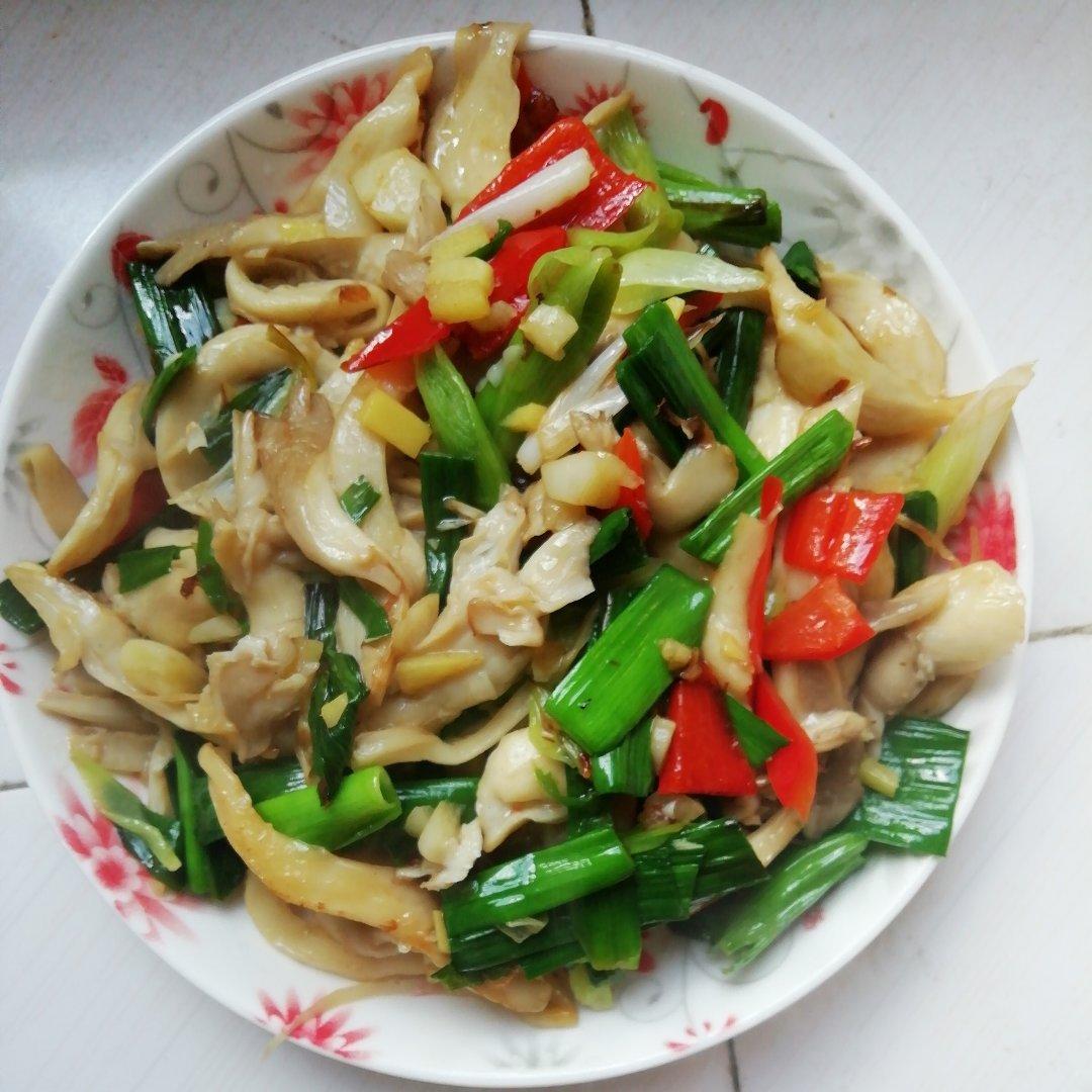 素炒平菇