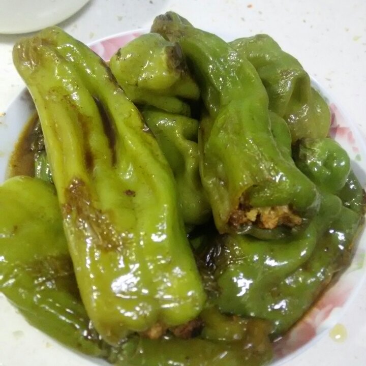 糖醋青椒酿肉