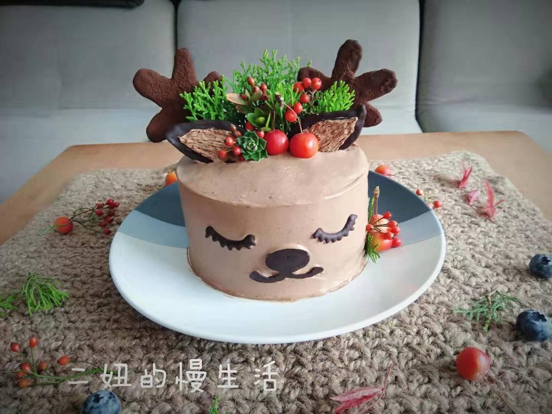 奶油蛋糕装饰鲜花水果裸蛋糕造型（建个菜谱放2new做过的蛋糕)