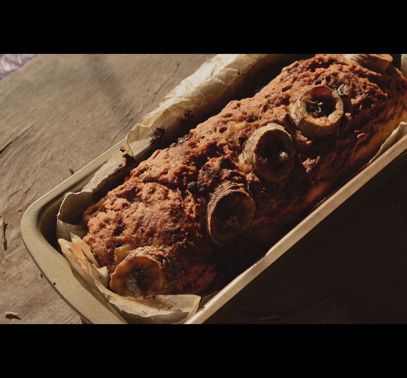 黑麦天然酵种香蕉肉桂蛋糕（快手banana bread）