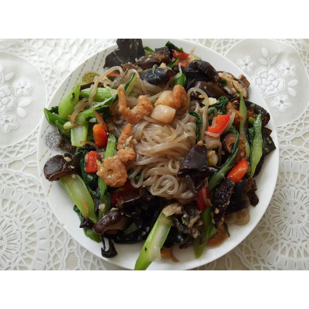 不用海鲜的海鲜粉丝煲