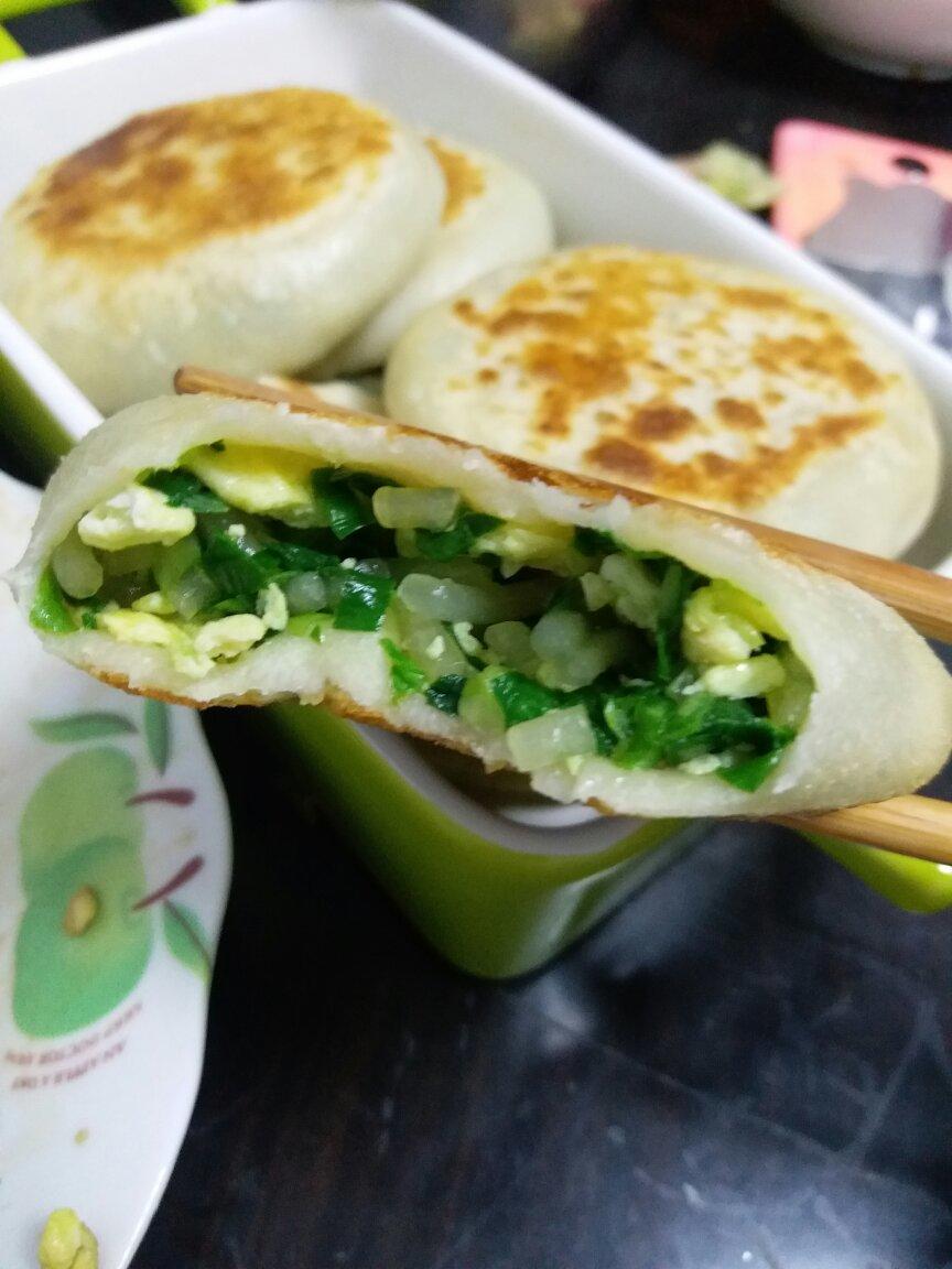 薄皮韭菜饼