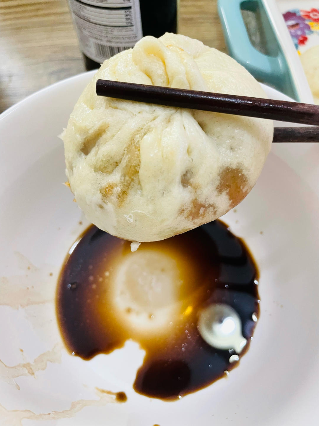 家庭版猪肉大葱包子（喷香多汁）