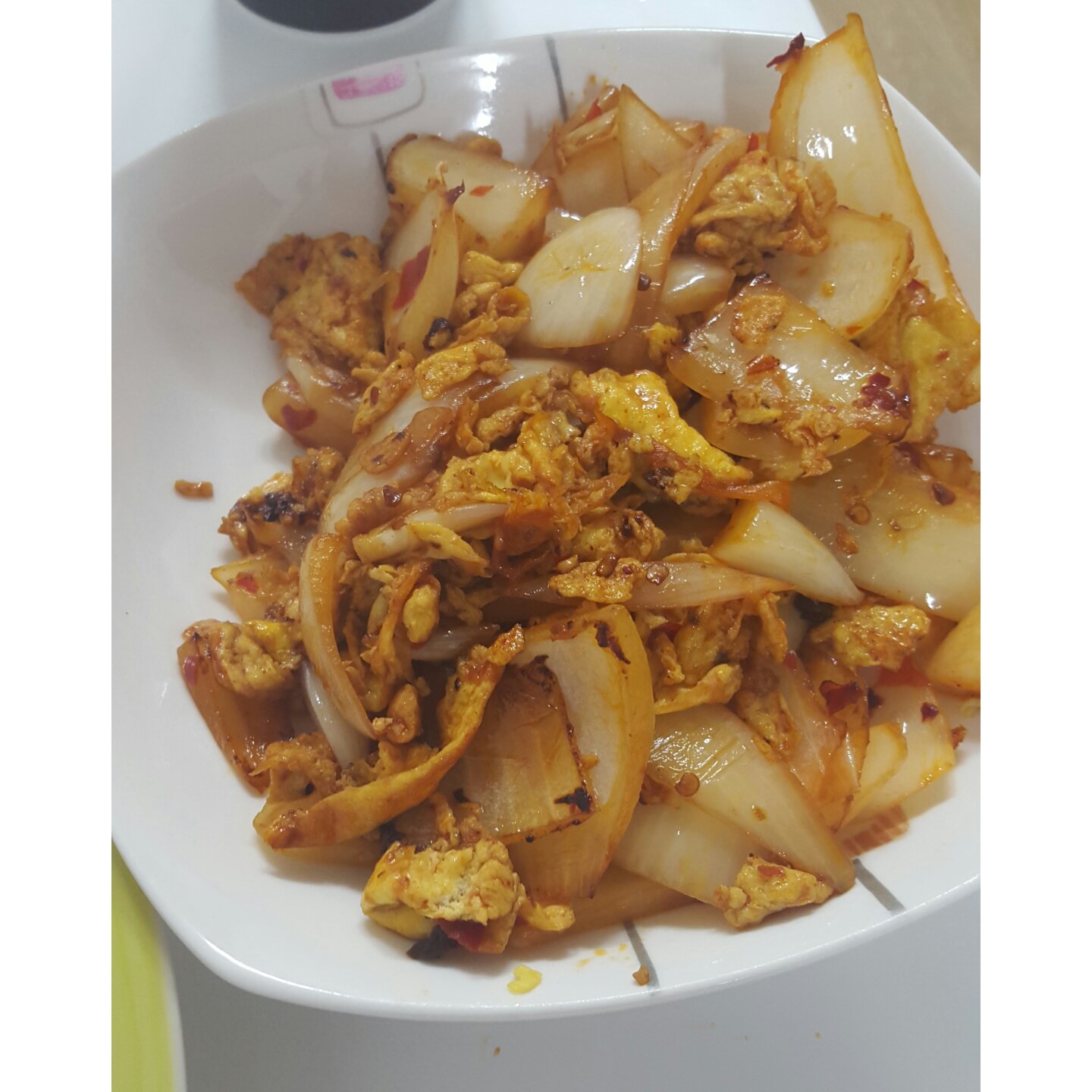 酱香洋葱炒鸡蛋