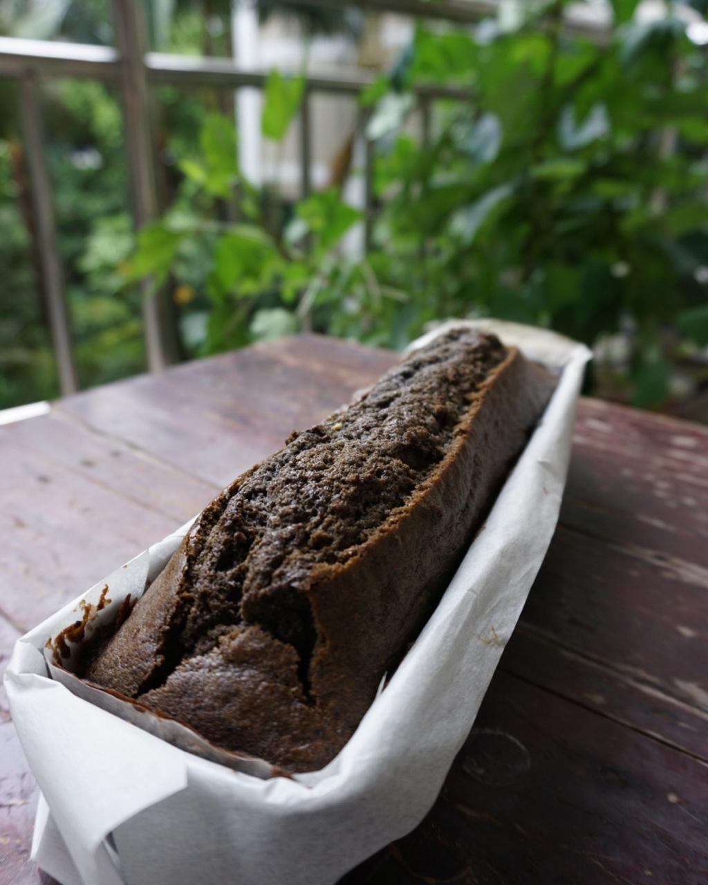 黑芝麻胖胖糕（磅蛋糕）