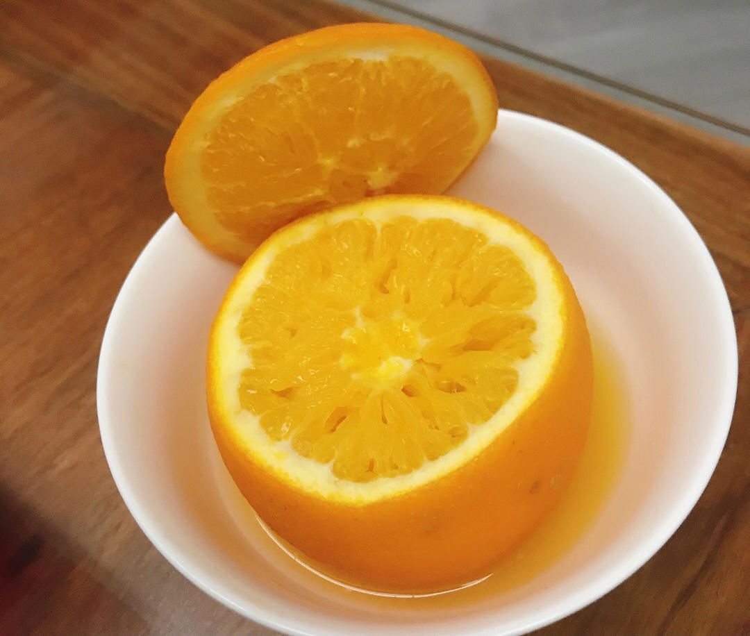 感冒咳嗽，炖橙子or烤橘子？