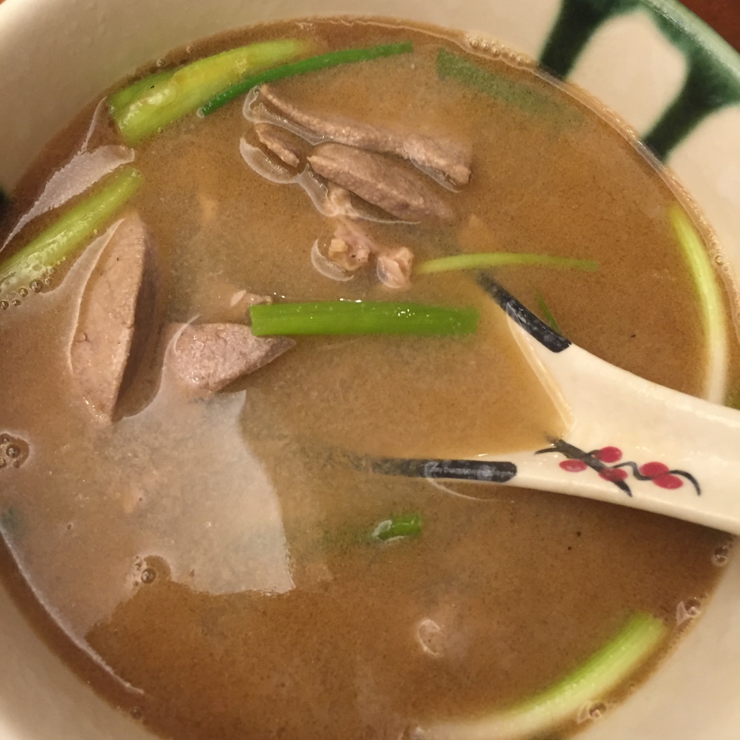 月子餐：麻油猪肝汤（帮助排恶露）