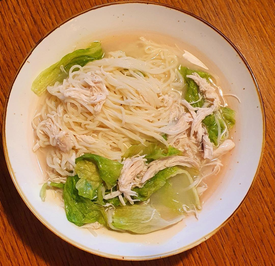超美味快手鸡丝汤面
