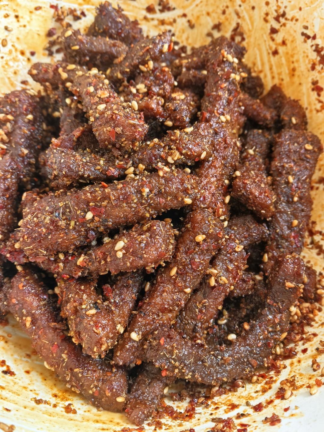 自制麻辣牛肉干，味道绝了！