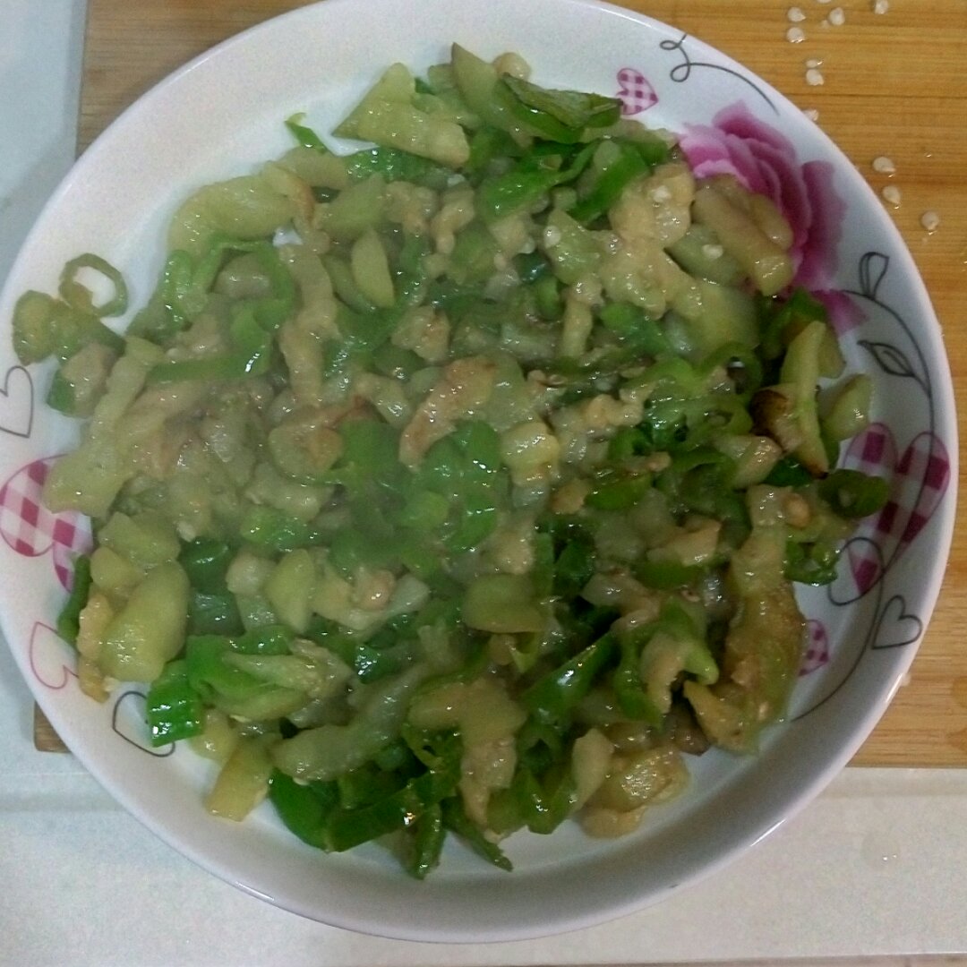 青椒茄丝