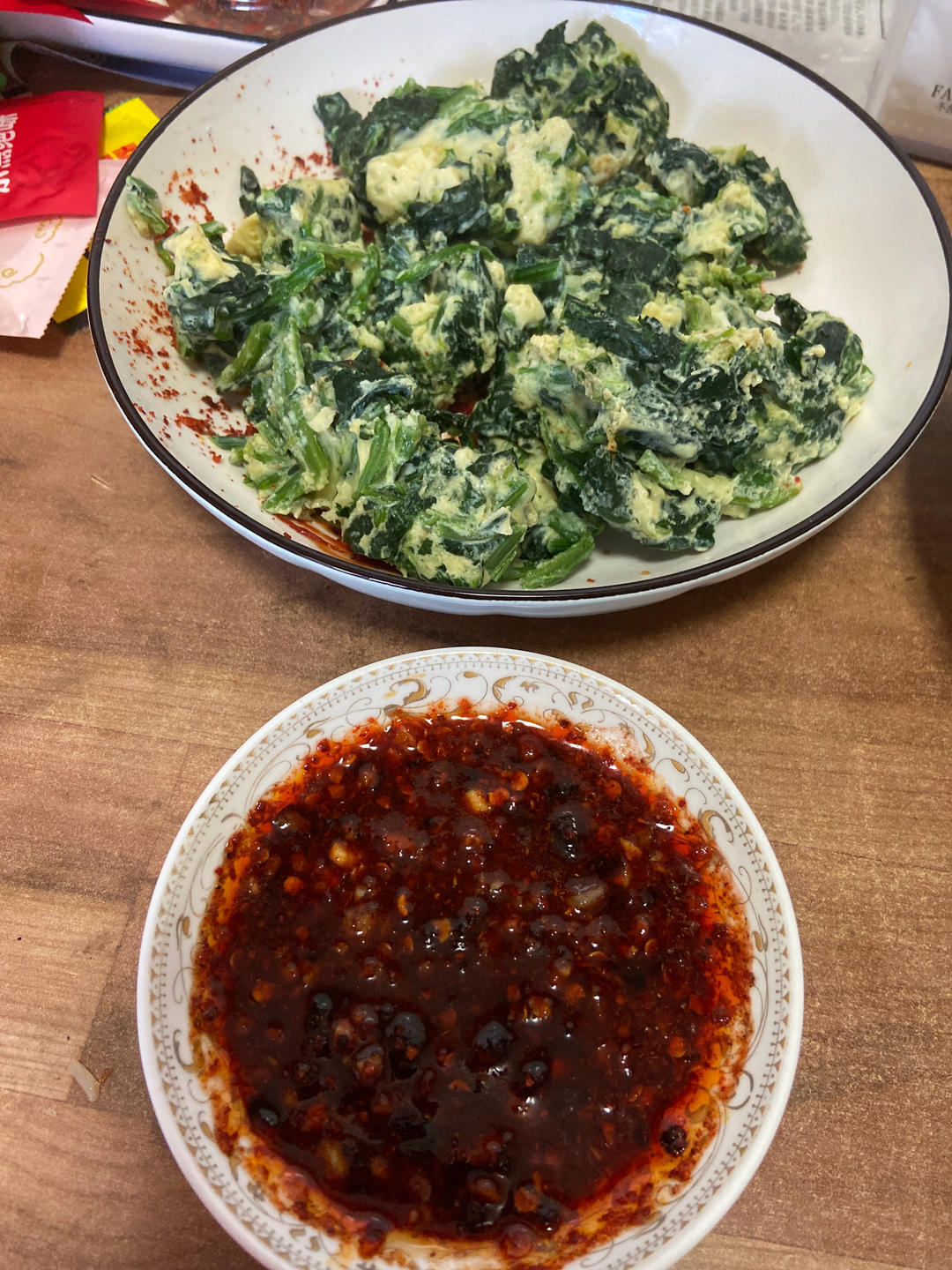 养肝护肝 减脂又营养〖菠菜鸡蛋羹〗