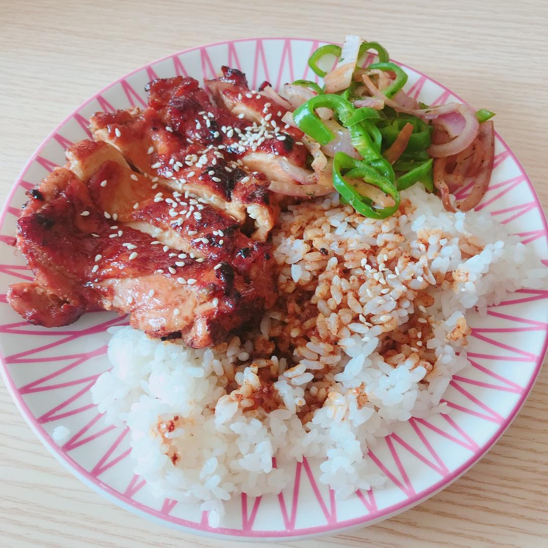 照烧鸡腿饭