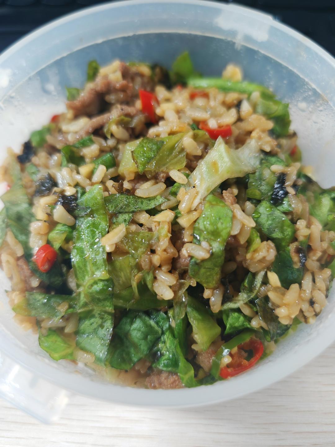 减脂也可以吃的生菜牛肉拌饭🥬🥩🍚吃饱还能瘦