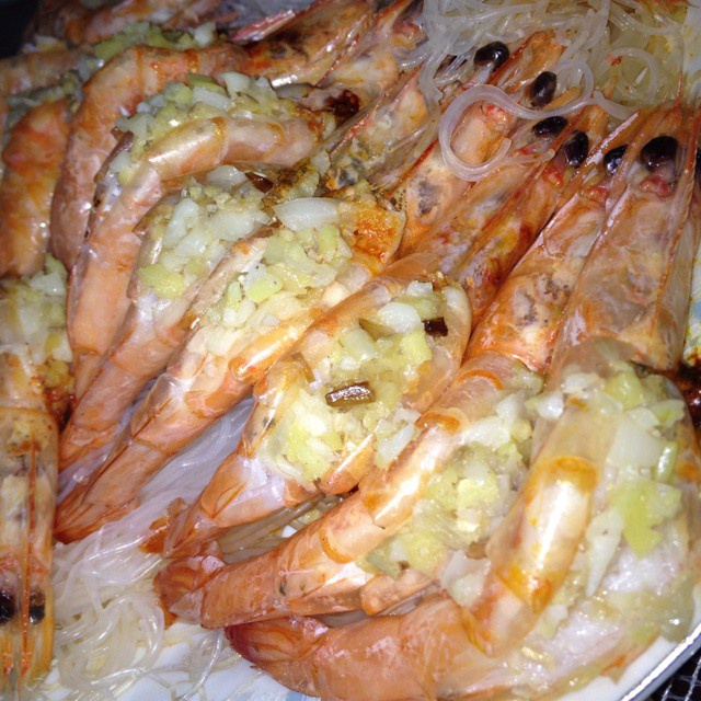 蒜蓉粉丝蒸虾