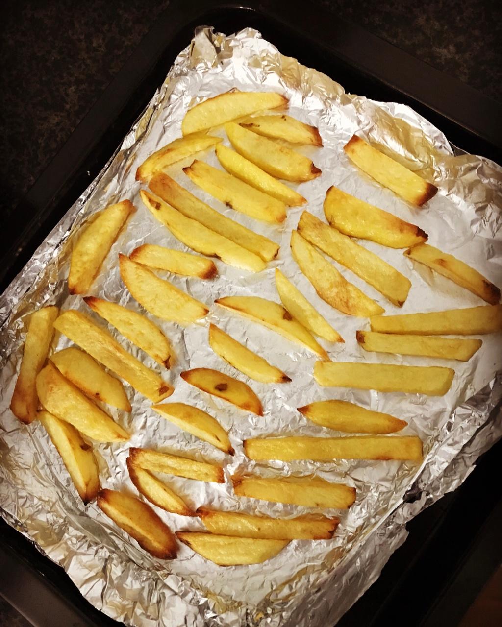 烦恼消失做的烤箱版薯条