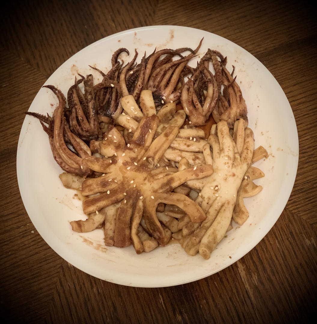 烤鱿鱼(烤箱版)