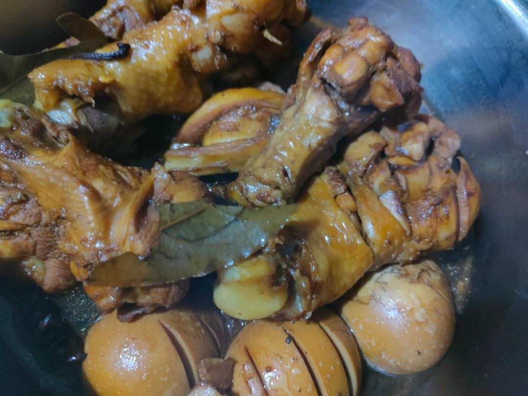 爆好吃的卤鸡腿 卤蛋❗电饭煲 炒锅都可以做~