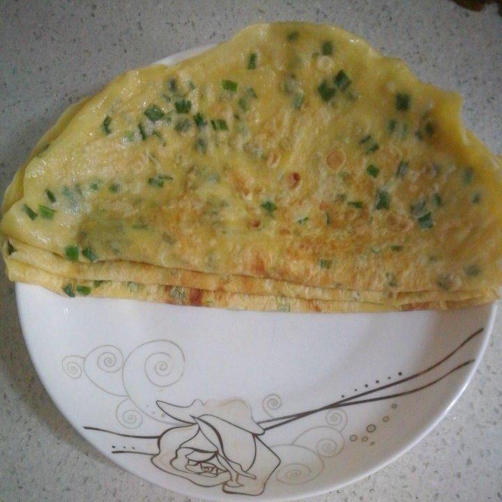 葱花鸡蛋饼