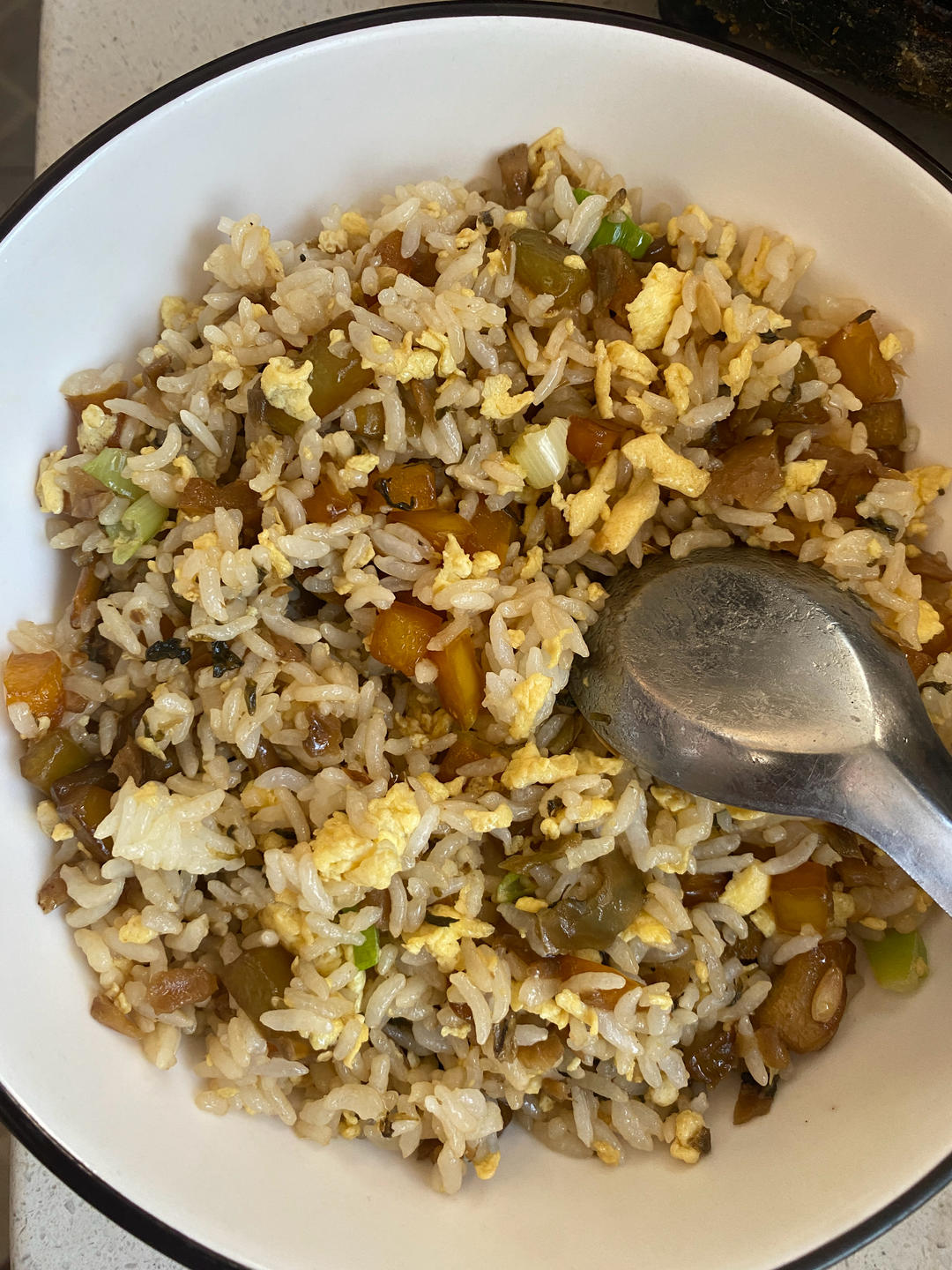 留学生菜谱-外婆菜炒饭