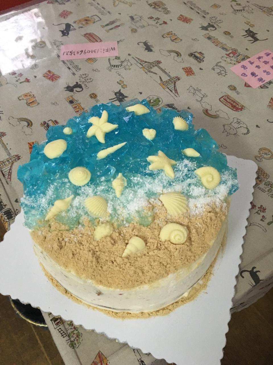 海洋蛋糕（戚风胚鲜奶油版）
