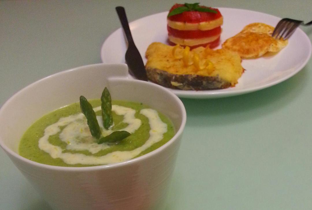 柠檬奶油芦笋汤