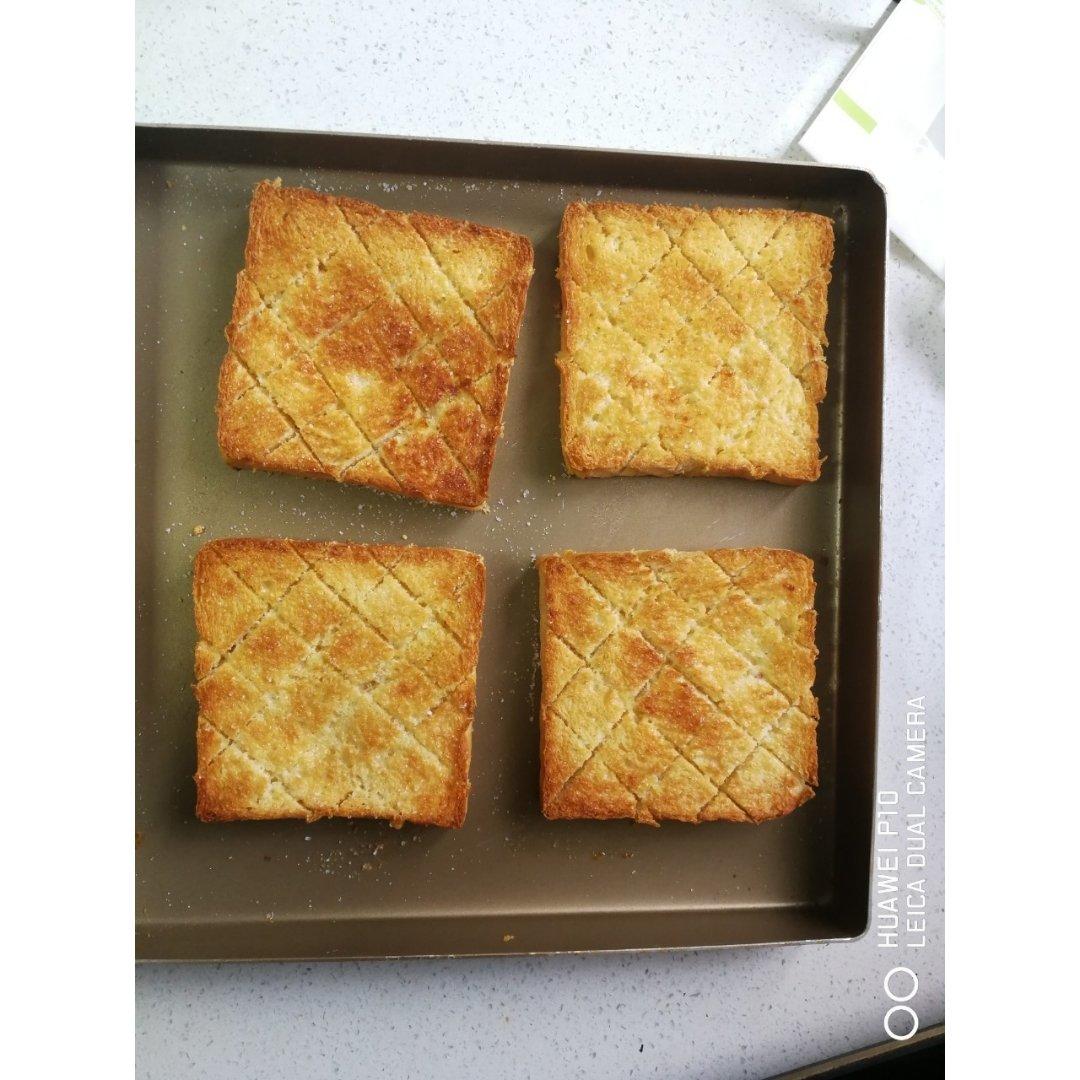 奶油砂糖厚片土司