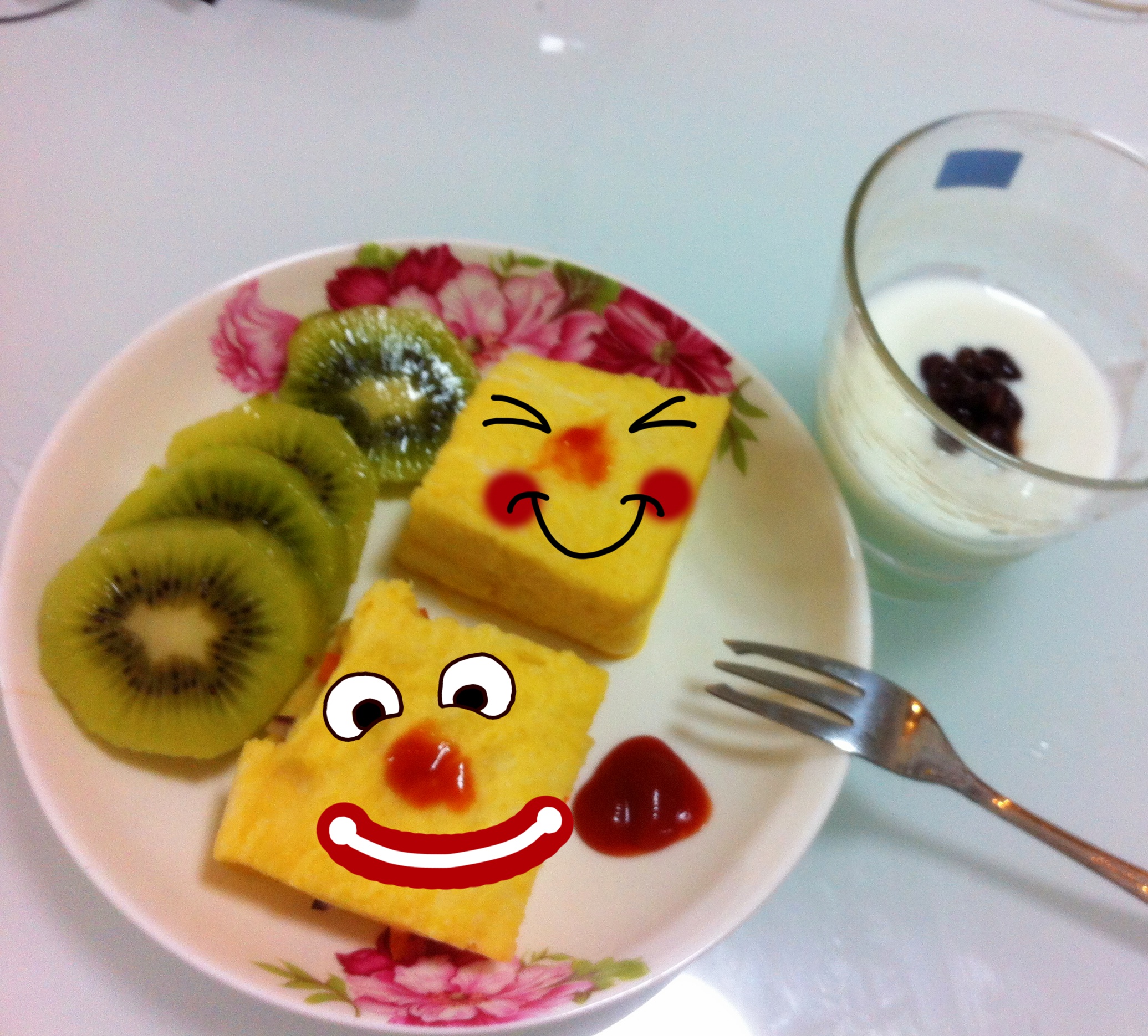 蒸全麦土司夹玉米奶酪