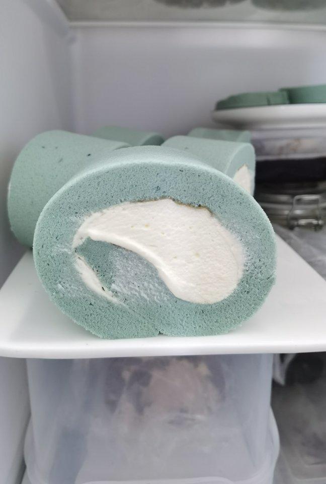 🌸蝶豆花🌸蛋糕卷🍞