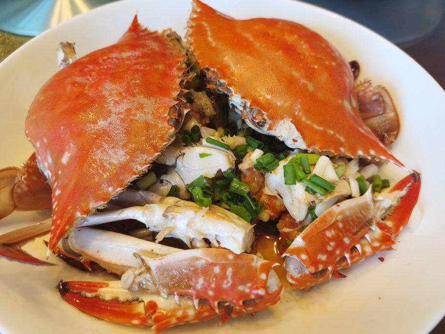 sske2005做的葱油红膏蟹
