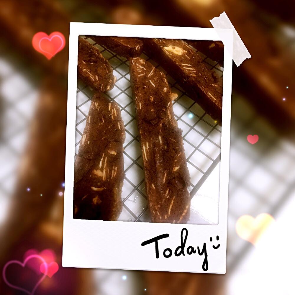 无油杏仁巧克力意式脆饼丨健康·零食（附7个意式脆饼成功要点）